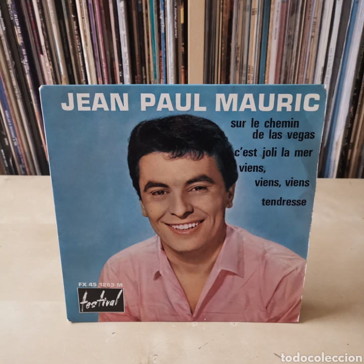 Discos de vinilo: JEAN PAUL MAURIC - EP - SUR LE CHAMIN DE LAS VEGAS + 3 FRENCH 60,S