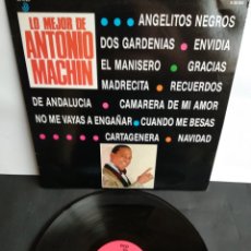 Discos de vinilo: *LO MEJOR DE ANTONIO MACHIN, 1986. Lote 286175723