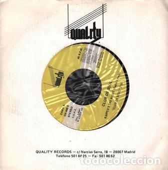 Dischi in vinile: SINGLE, CLUB DE SOUL. RAPPER&acute;S THE NICHT. SG-604