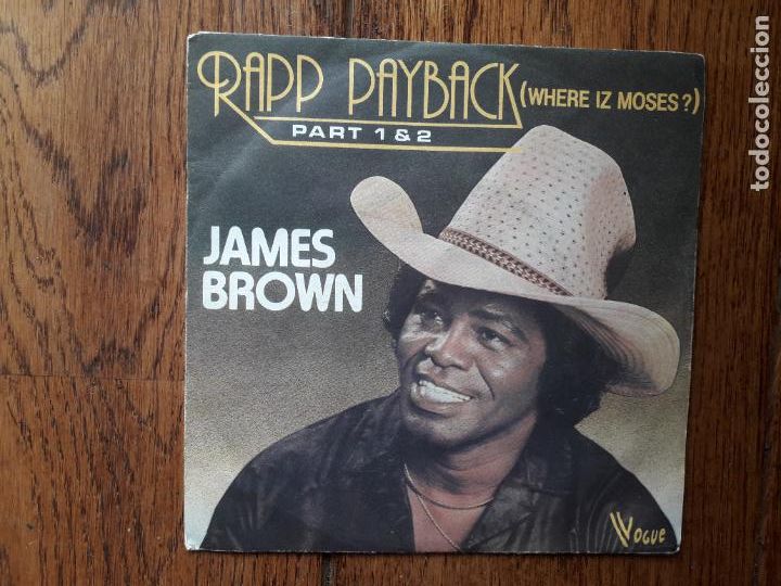 Discos de vinilo: James brown - rapp payback (where iz moses?) + part 1& 2 - Foto 1