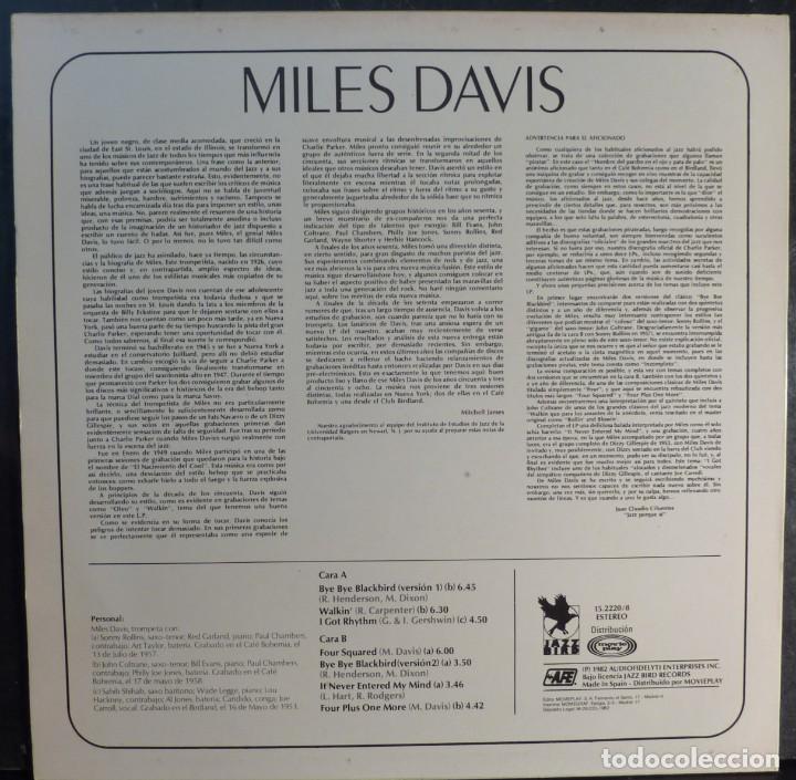 Discos de vinilo: MILES DAVIS // MILESTONES // 1982 // (VG VG). LP - Foto 2