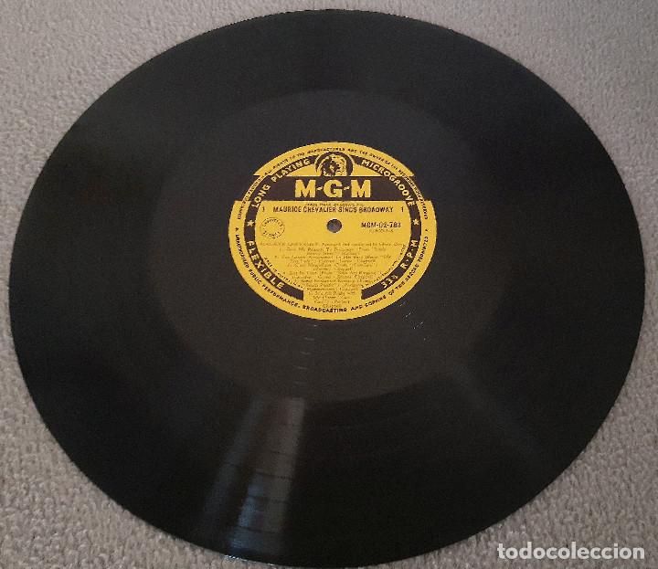 Discos de vinilo: MAURICE CHEVALIER - SINGS BROADWAY - Foto 4