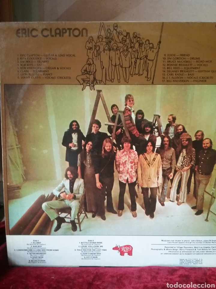 Discos de vinilo: ERIC CLAPTON 1970 Reedic. 1977 Spain - Foto 2