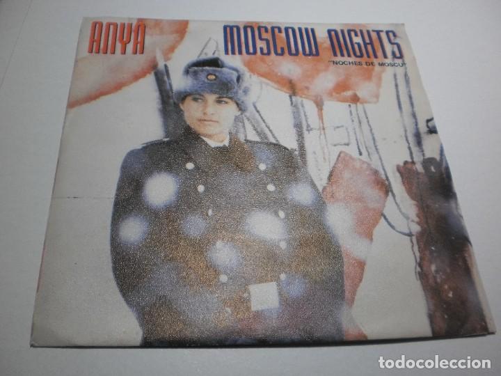 Discos de vinilo: single anya. moscow nights. how can i? rocket record 1985 spain (probado, seminuevo)
