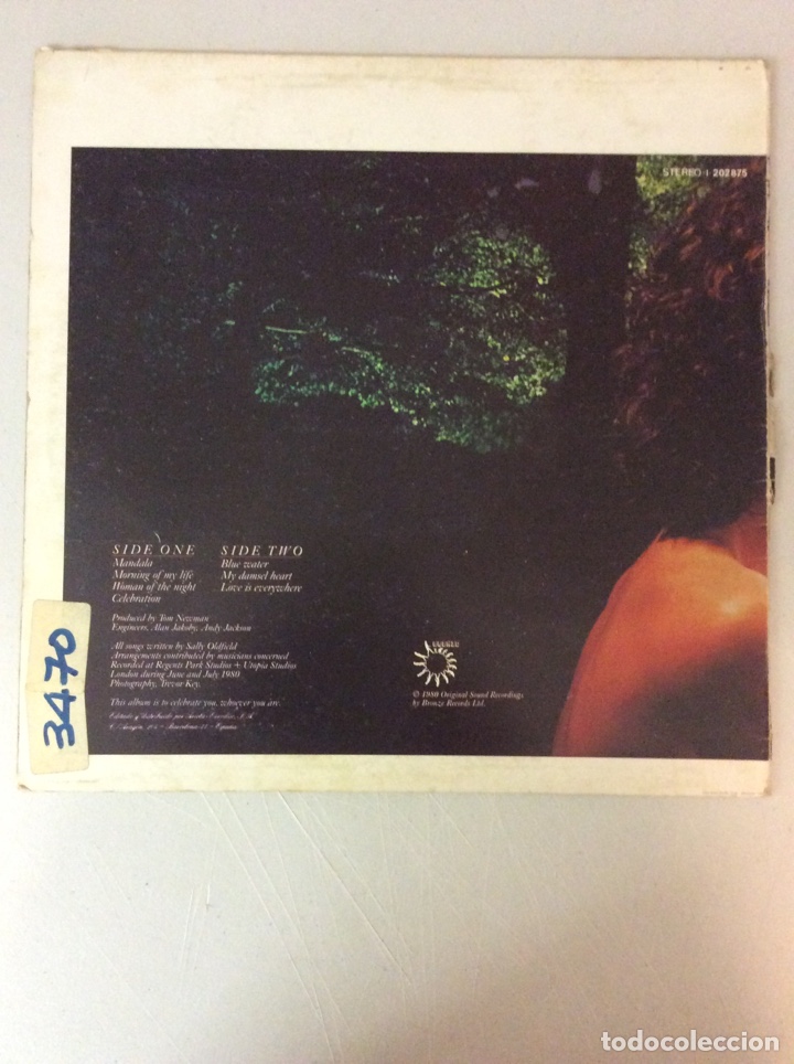 Discos de vinilo: Sally Oldfield. Celebration - Foto 2