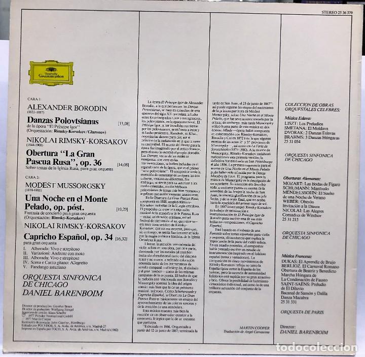 Discos de vinilo: Chicago Symphony Orchestra, Daniel Barenboim - Foto 2