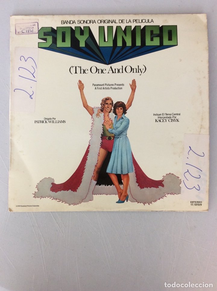 Discos de vinilo: BSO soy &uacute;nico. The one and only. - Foto 1