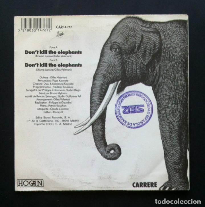 Discos de vinilo: LEMS - Dont Kill The Elephants - SINGLE 1990 - CARRERE - Foto 2