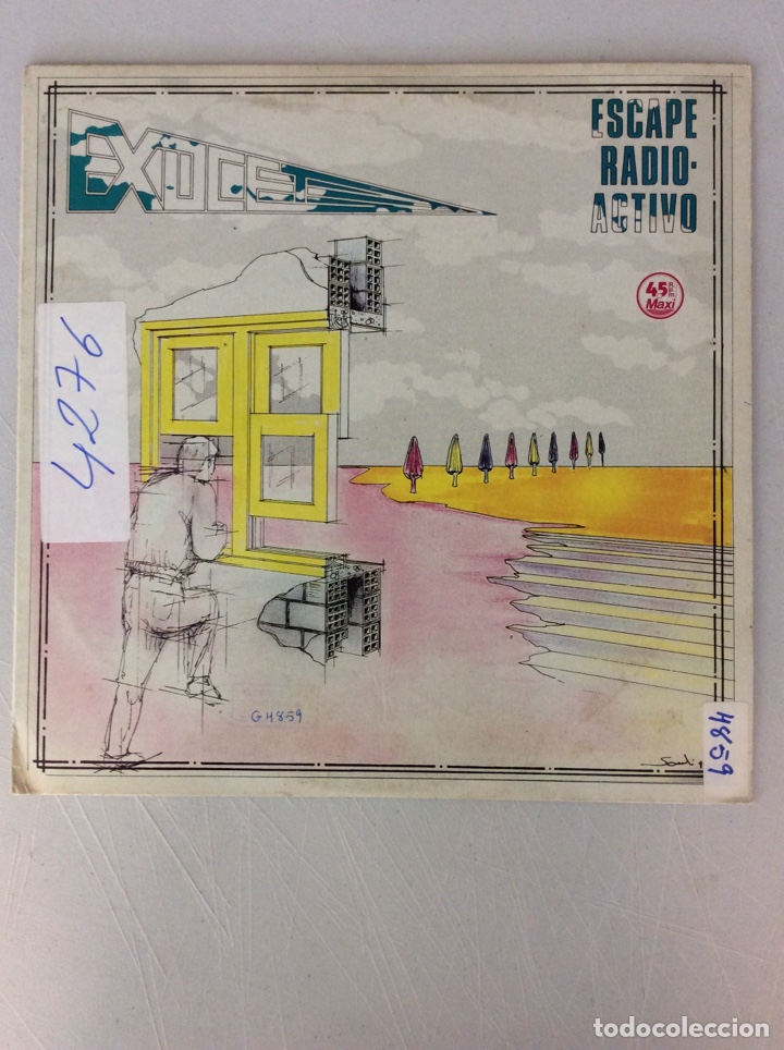 Discos de vinilo: Exocet. Escape radio-activo - Foto 1