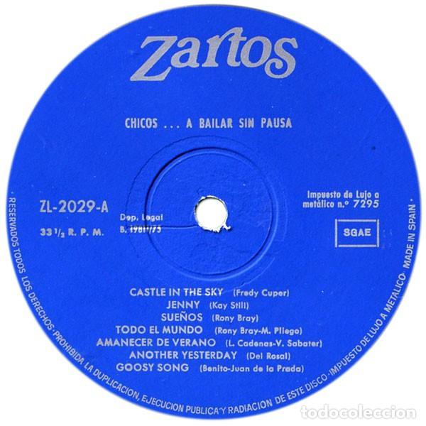 Discos de vinilo: Various &ndash; Chicos... &iexcl;A Bailar! Sin Pausa-SPAIN-1975-LP - Foto 3