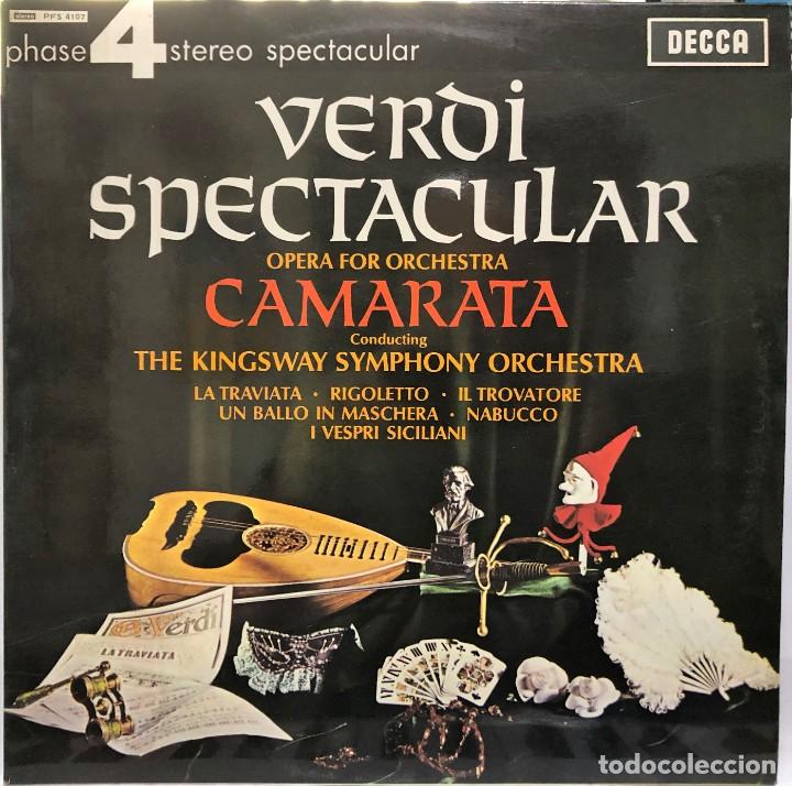 Discos de vinilo: Camarata Conducting The Kingsway Symphony Orchestra - Verdi Spectacular