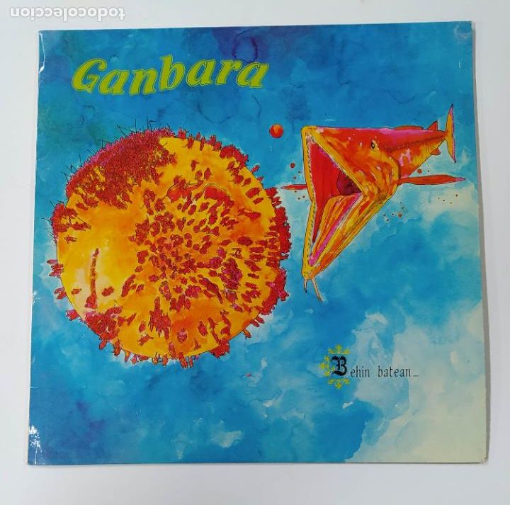 Discos de vinilo: GANBARA - BEHIN BATEAN - LP. TDKDA28 - Foto 1