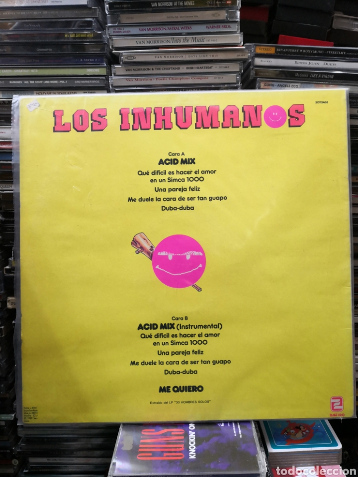 Discos de vinilo: Los inhumanos Acid mix - Foto 2