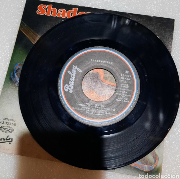 Discos de vinilo: Superguitar. Shadows en la discoteca - Foto 2