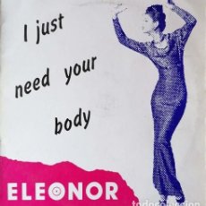 Discos de vinilo: ELEANOR - JUST NEED YOUR BODY - ITALO DISCO MAXI SINGLE #. Lote 286454993