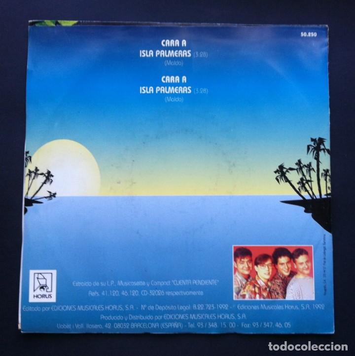Discos de vinilo: CUENTA PENDIENTE - Isla Palmeras - SINGLE 1992 - HORUS - Foto 2