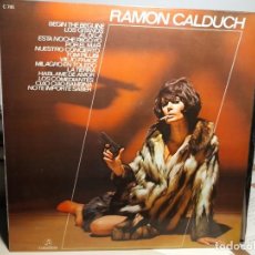 Discos de vinilo: LP RAMON CALDUCH ; CANTA BEGUIN THE BEGUINE, LOS GITANOS, LOS COMEDIANTES ( AZNAVOUR),
