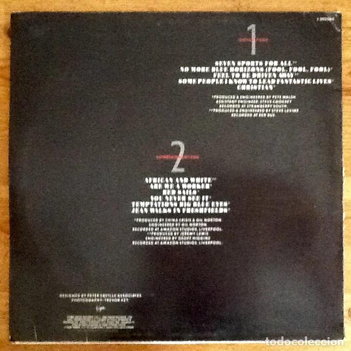 Discos de vinilo: CHINA CRISIS : DIFFICULT SHAPES & PASSIVE RHYTHMS [VIRGIN - ESP 1982] LP - Foto 2