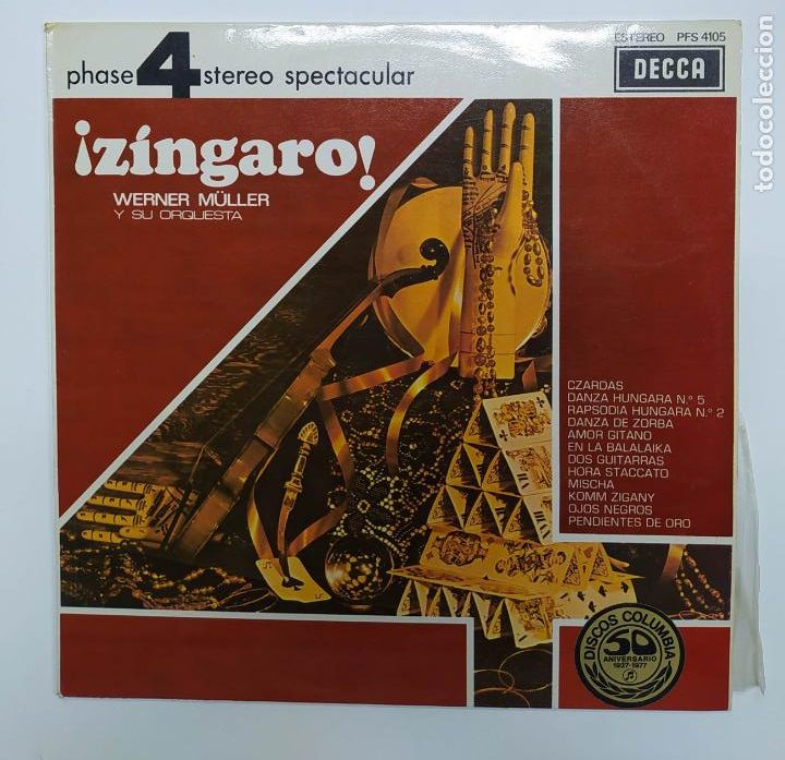 Discos de vinilo: WERNER MULLER Y SU ORQUESTA. &iexcl;Z&Iacute;NGARO! LP. DECCA. TDKDA29 - Foto 1