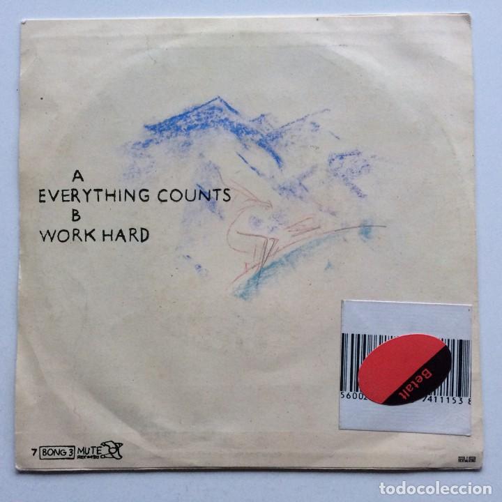 Discos de vinilo: Depeche Mode ‎– Everything Counts / Work Hard , Scandinavia,1983 Mute - Foto 2 - 286565558