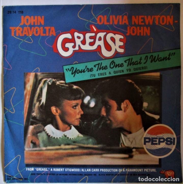 Discos de vinilo: JOHN TRAVOLTA, OLIVIA NEWTON JOHN. GREASE. - Foto 1