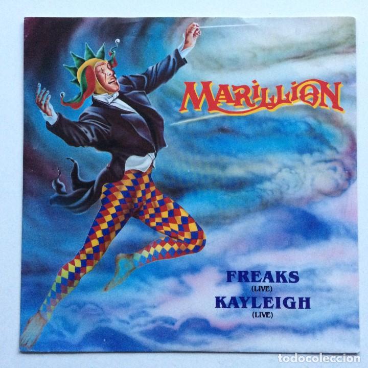 Discos de vinilo: Marillion – Freaks (Live) / Kayleigh (Live) , Europe 1988 EMI - Foto 1 - 286572888