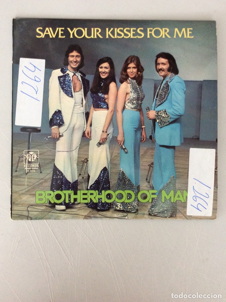 Disques de vinyle: Save your kisses for me. Brotherhood of man