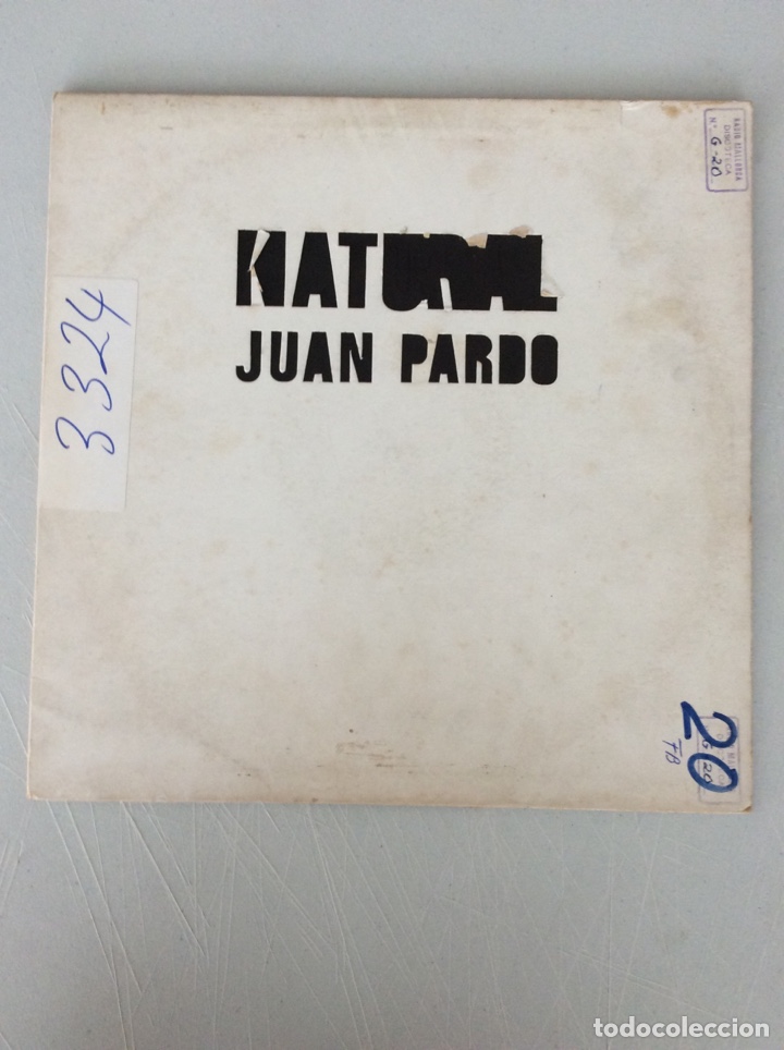 Discos de vinilo: Juan Pardo. Natural - Foto 1