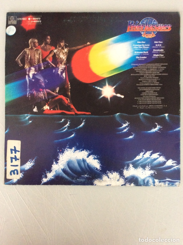 Discos de vinilo: Peter Jacques band. Welcome back - Foto 2