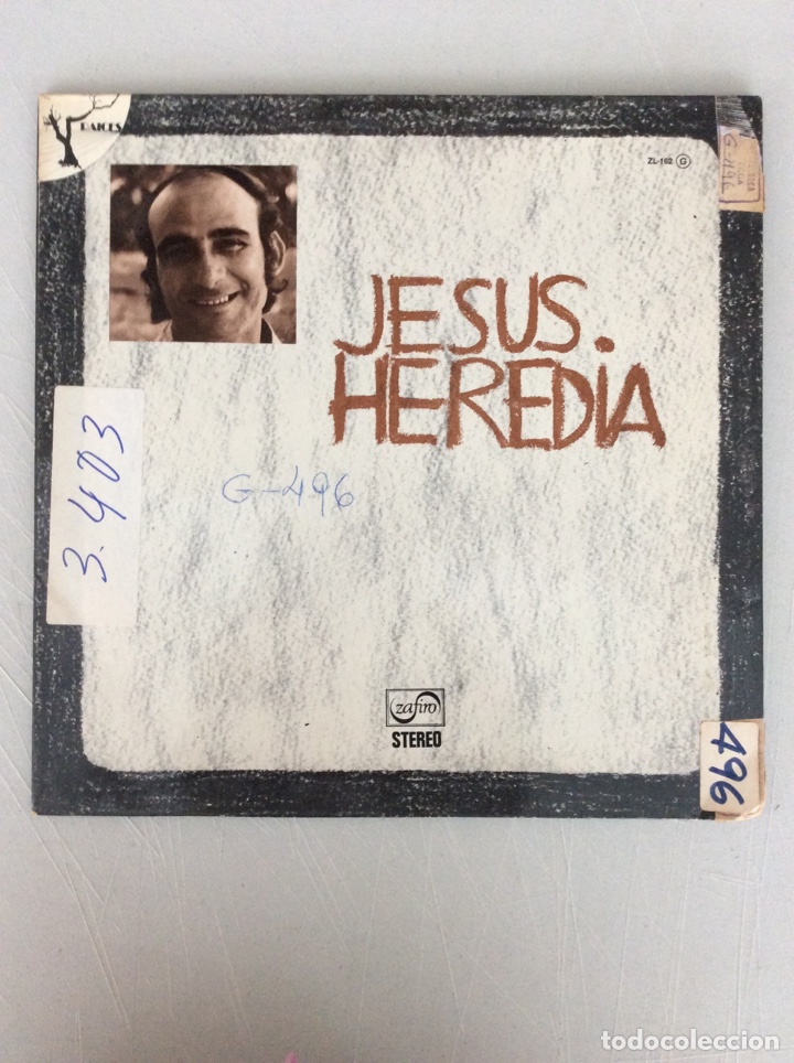Discos de vinilo: Jes&uacute;s Heredia. A mi Mare abandon&eacute; - Foto 1