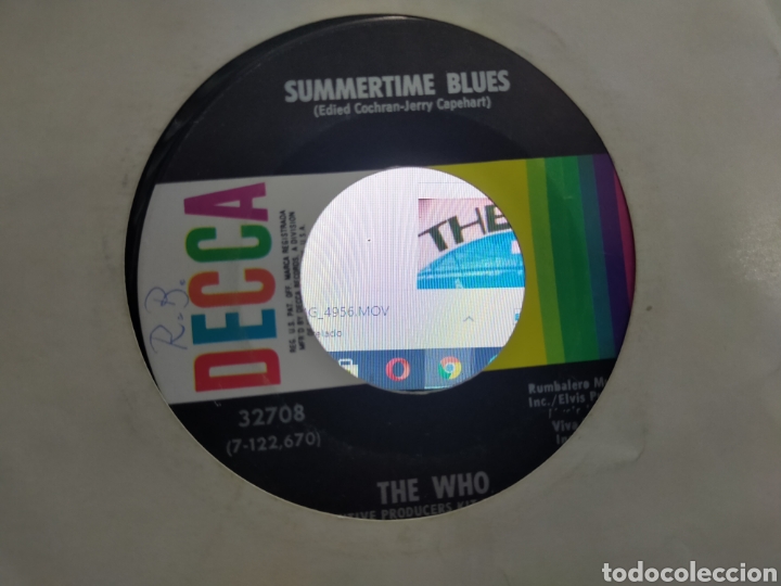 Discos de vinilo: The Who single summertime blues u.s.a. - Foto 1