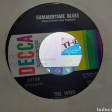 Discos de vinilo: THE WHO SINGLE SUMMERTIME BLUES U.S.A.