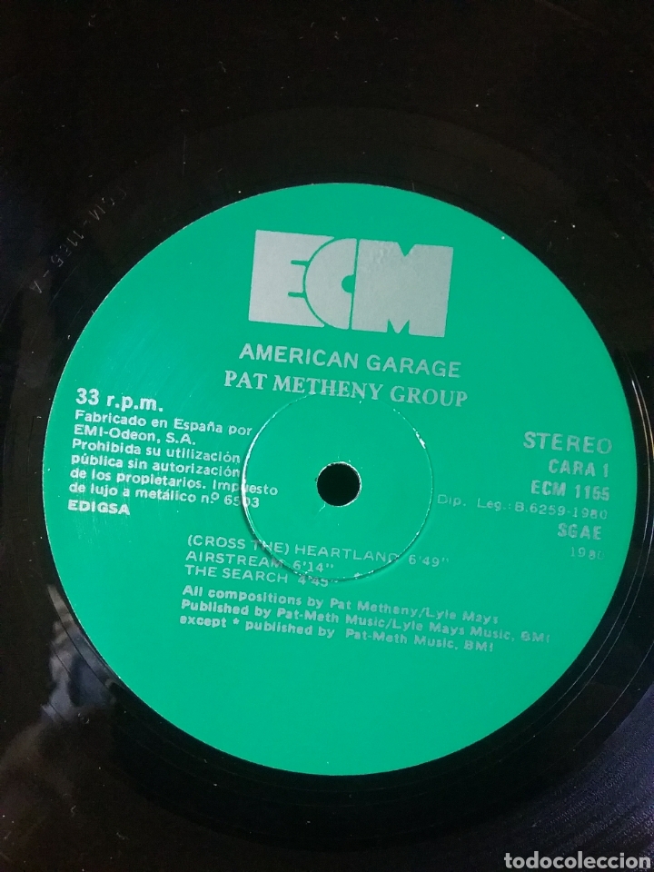 Discos de vinilo: PAT METHENY GROUP 1980 Edipsa Spain - Foto 4