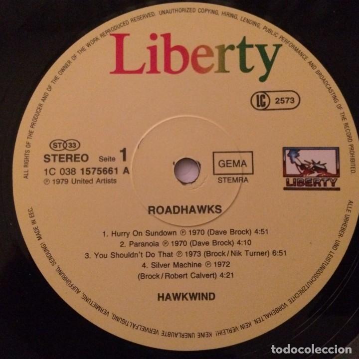 Discos de vinilo: Hawkwind &ndash; Roadhawks , Germany 1979 Liberty* - Foto 3