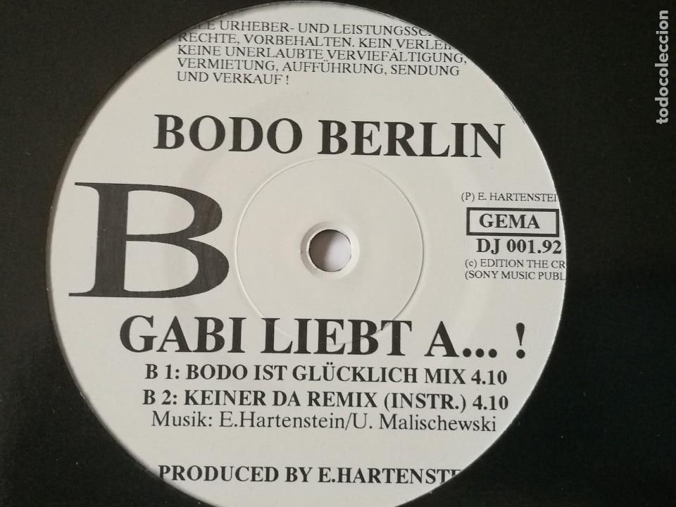 Discos de vinilo: Bodo Berlin - Gabi Liebt A... ! - 1991 - Foto 2