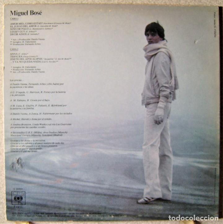 Discos de vinilo: MIGUEL BOSE. - Foto 2