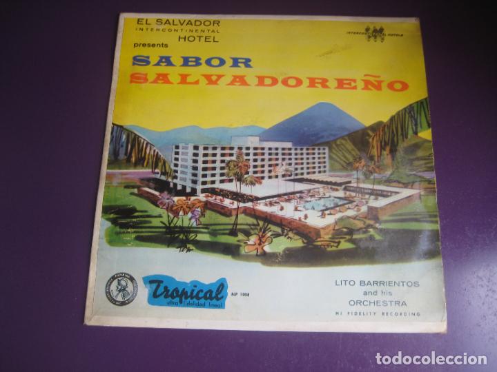 Disques de vinyle: Lito Barrientos Y SU ORQUESTA &lrm;&ndash; Sabor Salvadore&ntilde;o - LP PANAMA 19?? - MARIMBA - CUMBIA - SON LATIN
