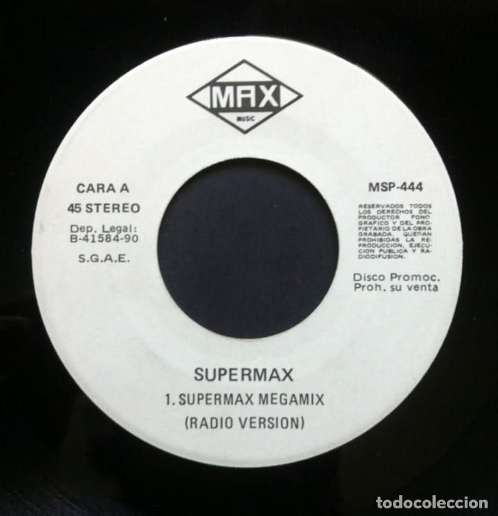 Discos de vinilo: VARIOS - Supermax Megamix - SINGLE PROMOCIONAL 1990 - MAX MUSIC - Foto 3 - 286694838