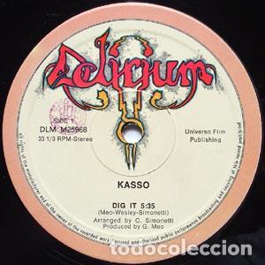 Discos de vinilo: Kasso &ndash; Dig It-ITALY-1982-MAXI SINGLE - Foto 1