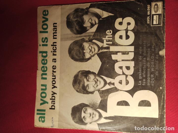 Discos de vinilo: SINGLE VINILO THE BEATLES - Foto 1