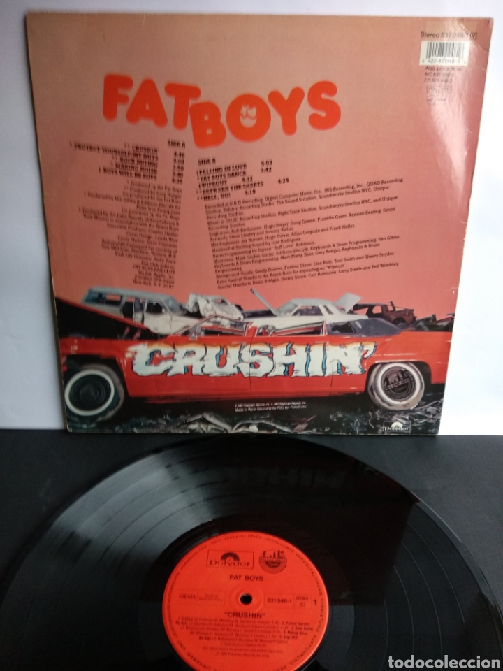 Discos de vinilo: *FAT BOYS, CRUSHIN, 1987 A3 - Foto 2