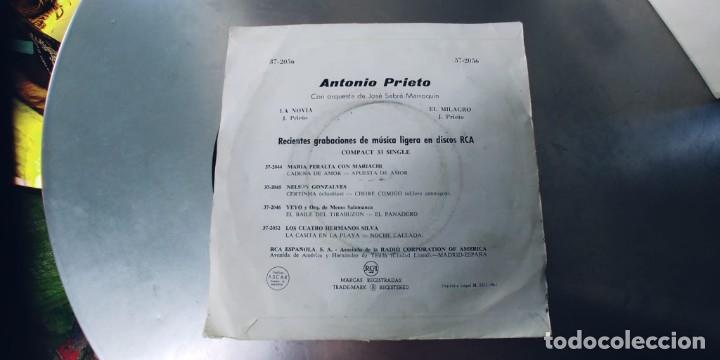 Discos de vinilo: ANTONIO PRIETO-SINGLE LA NOVIA - Foto 2