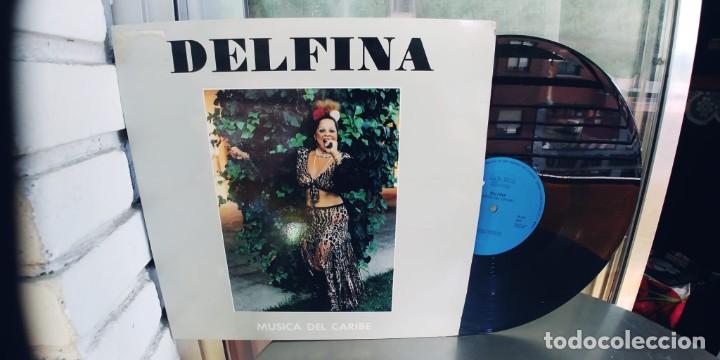 Disques de vinyle: DELFINA-LP MUSICA DEL CARIBE-4 TEMAS-BUEN ESTADO