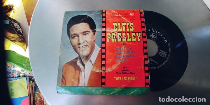 Discos de vinilo: ELVIS PRESLEY-EP WHATD I SAY +3 - Foto 1