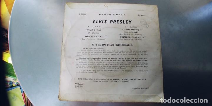 Discos de vinilo: ELVIS PRESLEY-EP WHATD I SAY +3 - Foto 2