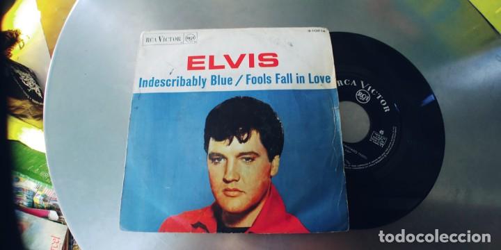 Discos de vinilo: ELVIS PRESLEY-SINGLE INDESCRIBABLY BLUE - Foto 1