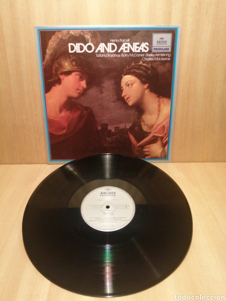 Discos de vinilo: Dido y Eneas. Henry Purcell. Charles Mackerras. - Foto 1