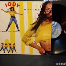 Discos de vinilo: JODY WATLEY YOU WANNA DANCE WITH ME? LP EUROPA 1989 PDELUXE. Lote 286773088