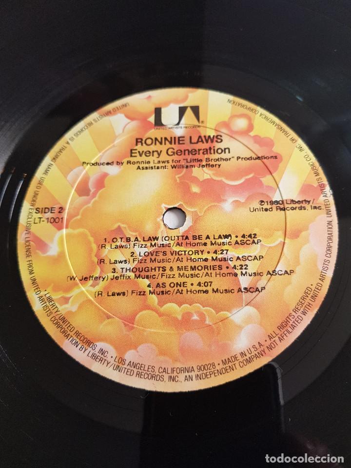 Discos de vinilo: RONNIE LAWS - EVERY GENERATION - Foto 3