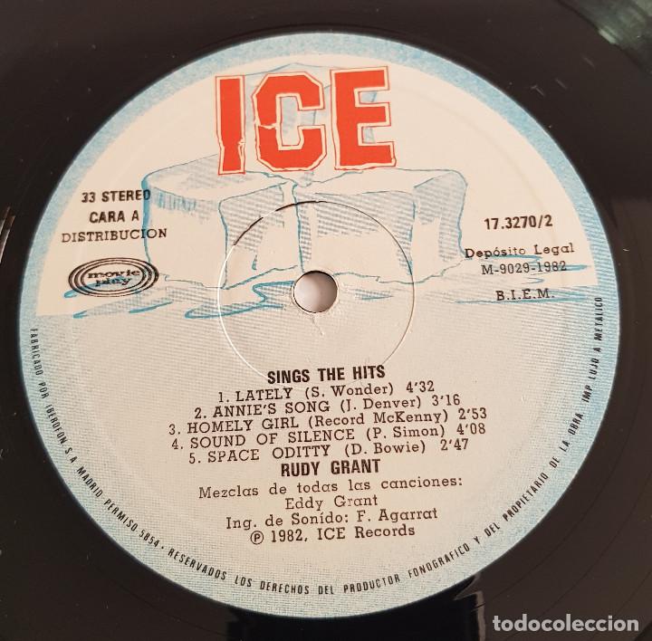 Discos de vinilo: RUDY GRANT - SINGS THE HITS - Foto 2